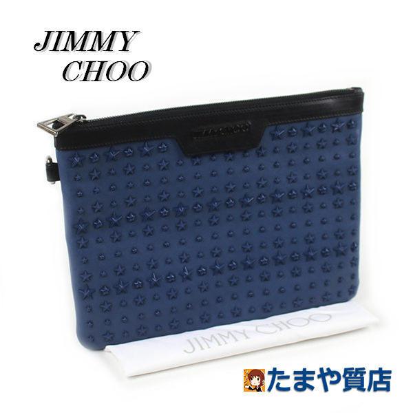 JIMMY CHOO（ジミーチュウ） クラッチバッグ レザー スタッズ