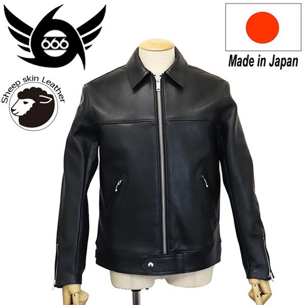 666 666 LJM-9TF タイトフィット センタージップ シープスキン レザー