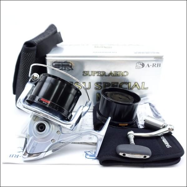 美品 シマノ 08スーパーエアロ キススペシャル Mg リバース 極細仕様