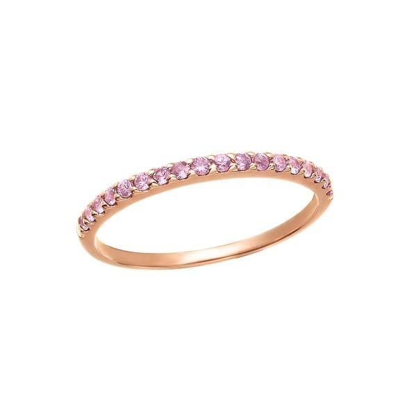 ジュエリーツツミ K10ピンクゴールドピンクサファイアリング