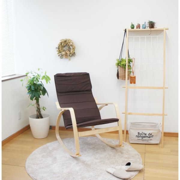 ロッキングチェア 肘掛けイス 一人掛け フクダクラフト リラックス