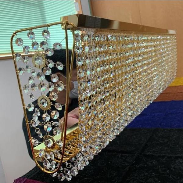 ゴールドキングシャンデリア ナイアガラ 横幅1740mm【YDC-650