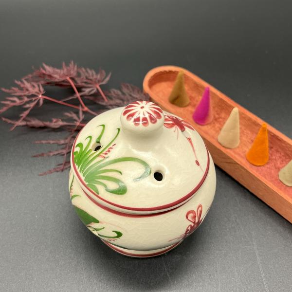 香炉 バッチャン焼き 陶器 お香立て おしゃれ お香 コーン ベトナム