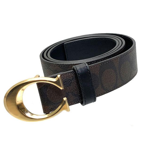 COACH（コーチ） 送料無料 ベルト メンズ 小物 38MM シグネチャー