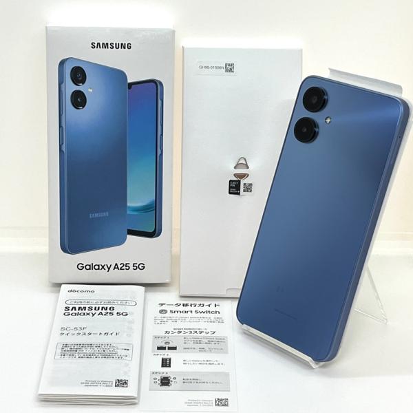 Galaxy A 【新品同様】Galaxy A25 5G SC-53F ライトブルー docomo SIM