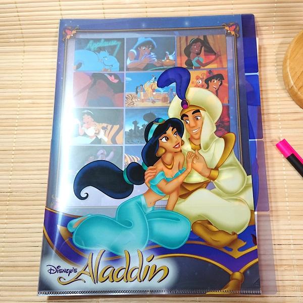 Disney（ディズニー） アラジン＆ジャスミン 3ポケットファイル 51047