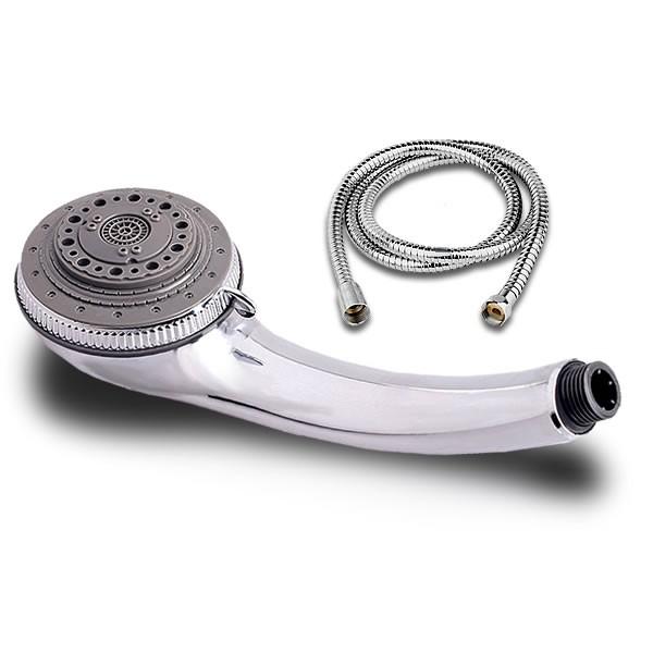 7種類の水流 節水 シャワーヘッド 7段階調節 ハンドシャワー クロム