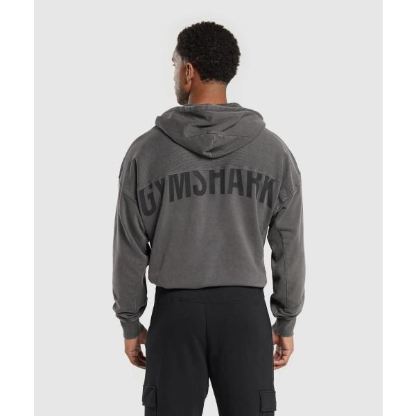 ジムシャーク パーカー メンズ ジム 筋トレ トラックスーツ オーバー