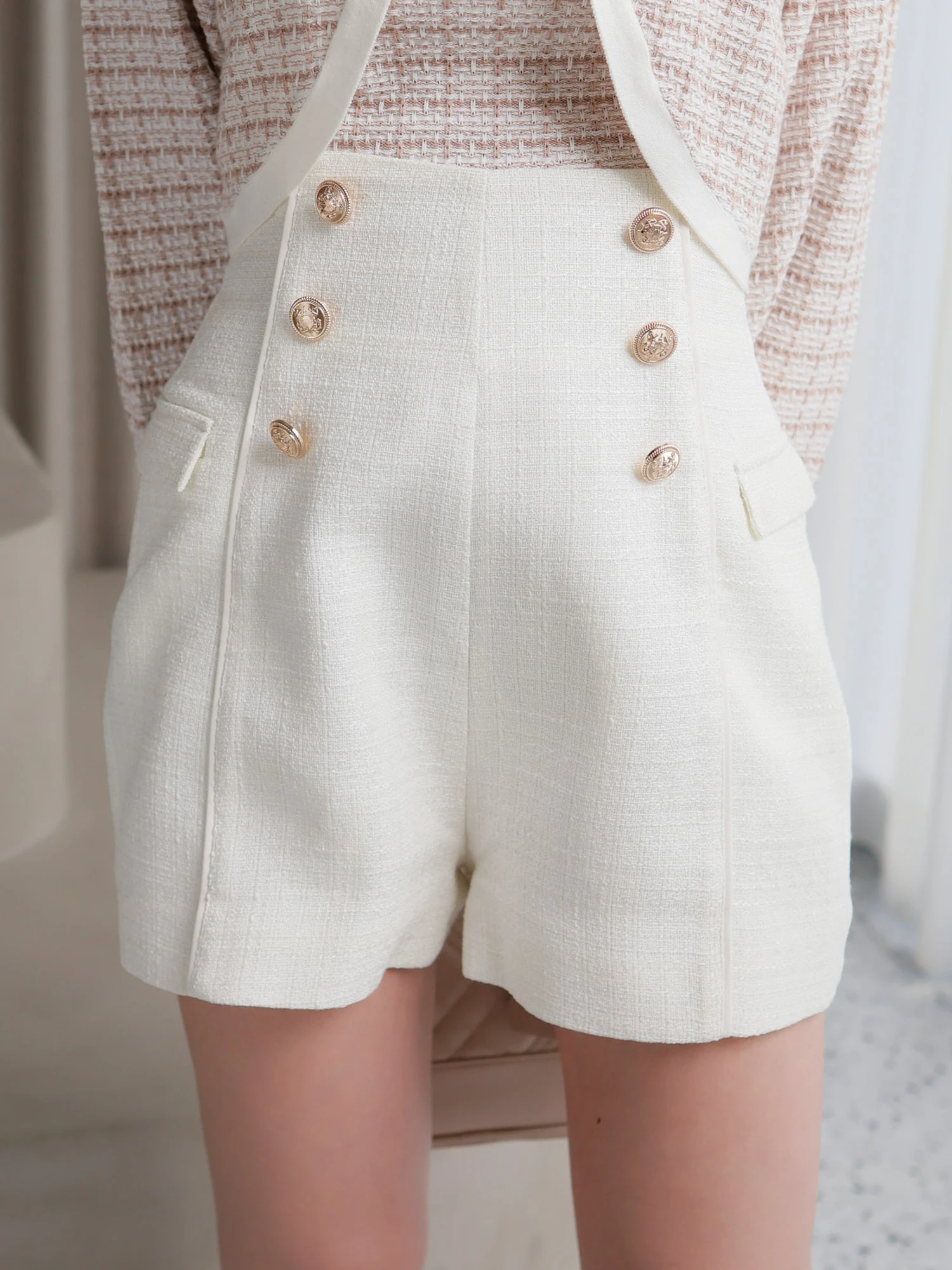 LIP SERVICE（リップサービス）｜ ラメツイードマリンショートパンツ