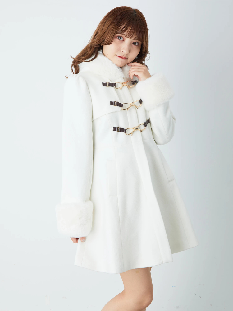 リボンビットドーリーダッフルコート - Ank Rouge(アンクルージュ)の