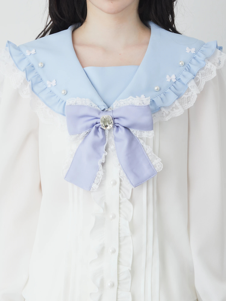 プチリボンセーラーブラウス - Ank Rouge(アンクルージュ)のシャツ