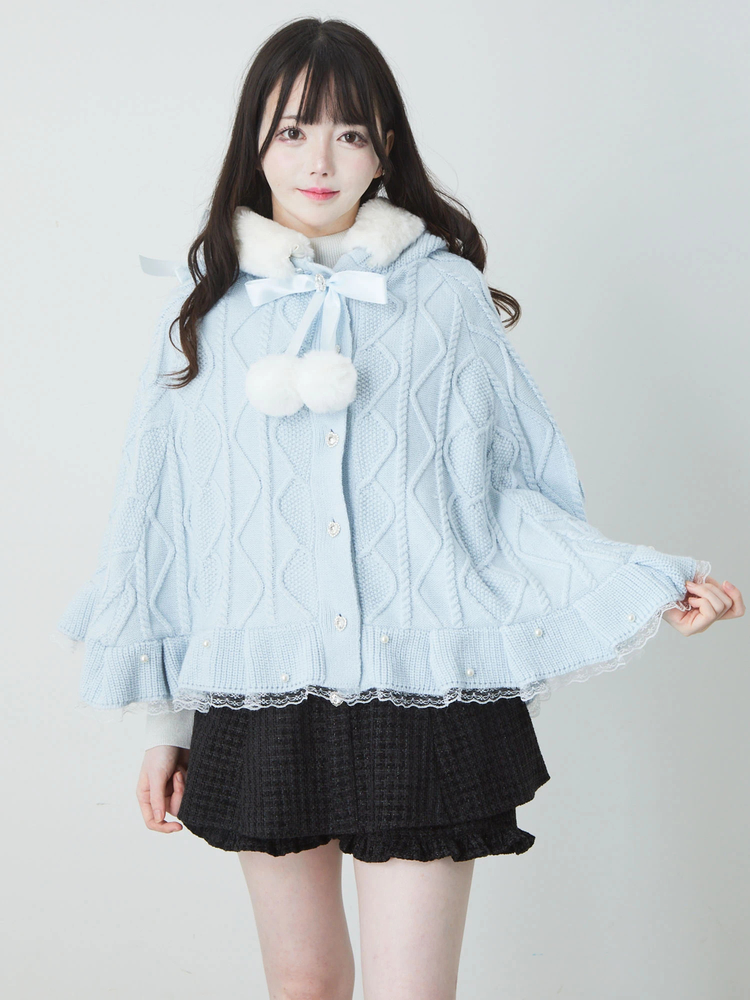 くまちゃんケーブルニット - Ank Rouge(アンクルージュ)のニット