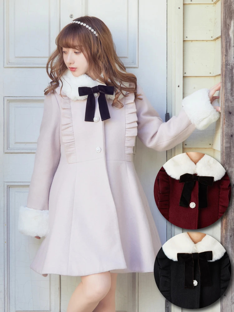 フロントフリルドーリーコート - Ank Rouge(アンクルージュ)のコート