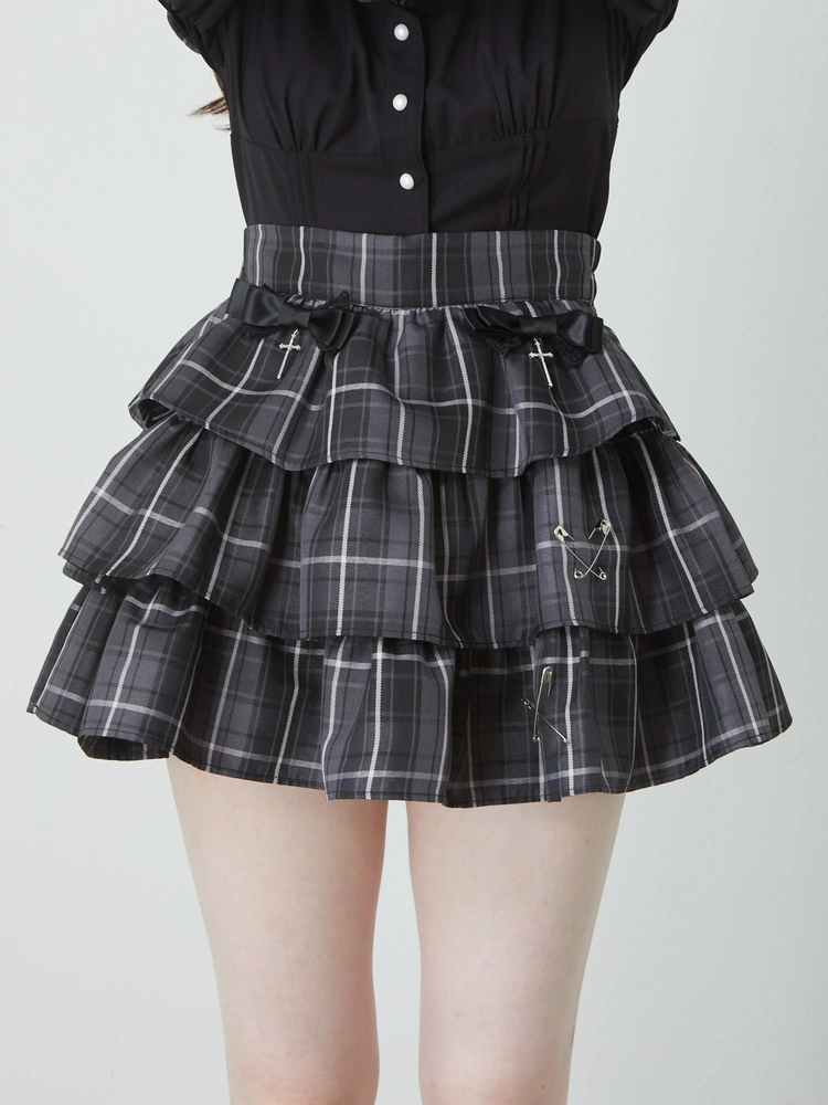 ゴシッククロスティアードスカパン - Jamie エーエヌケー(ジェイミー