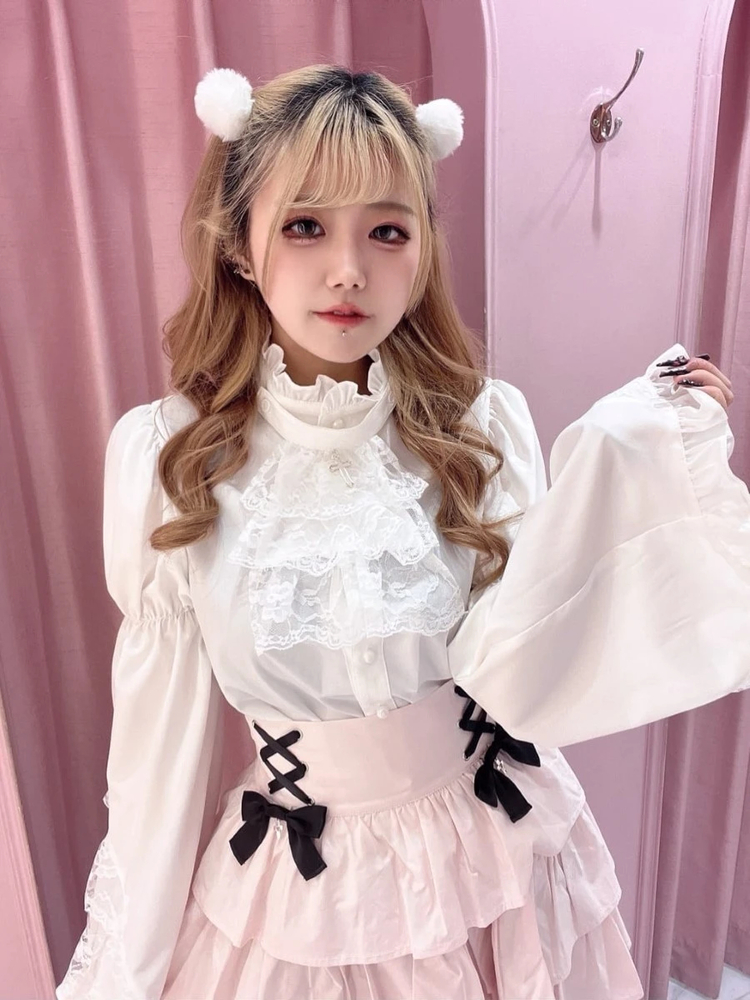 ジャボ付き姫袖ブラウス - Jamie エーエヌケー(ジェイミーエーエヌケー