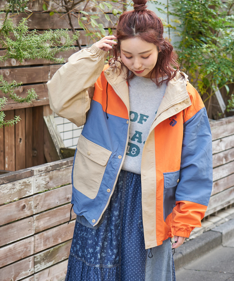 春新作】ナイロン 撥水加工 マウンテンパーカー｜ファッション通販