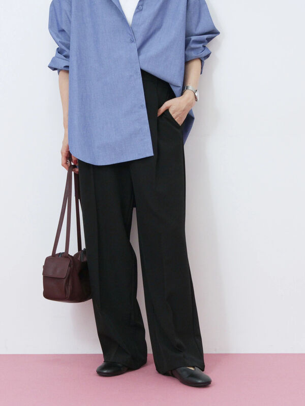 セール】 【イージーケア・吸水速乾】マルチスタイルタックストレート