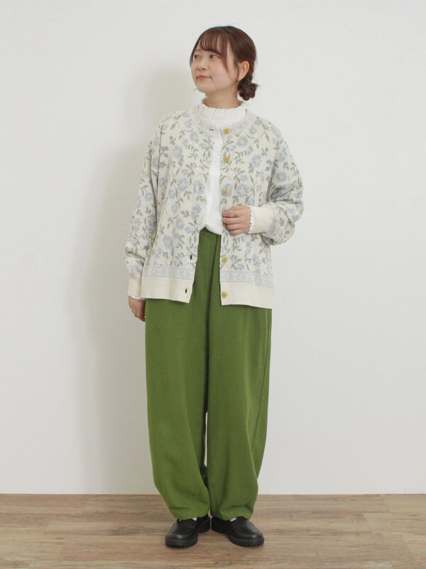 セール】 レースラウンド切替ブラウス（オフホワイト/グレー/ブラック