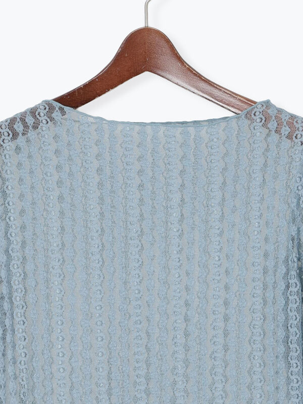 ストレッチレーストップス《2026 spring catalog item》（オフホワイト