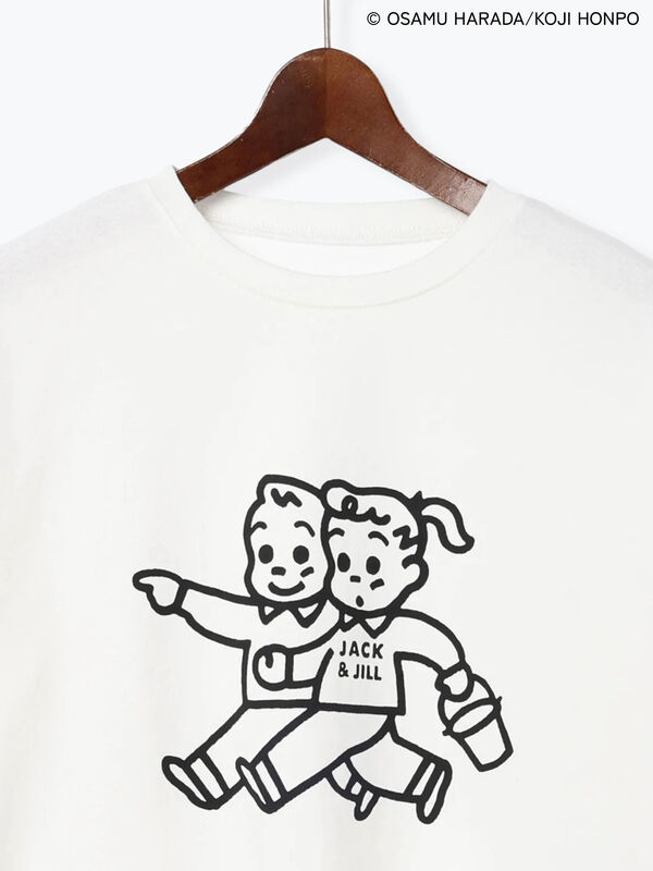 OSAMU GOODS×Te chichi TERRASSE】フロントプリントTシャツ（オフ