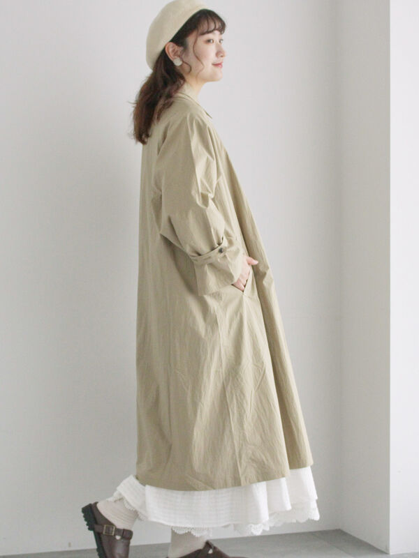 セール】 ポンチョ付き3WAYコート（グレー/ベージュ/アウター/コート
