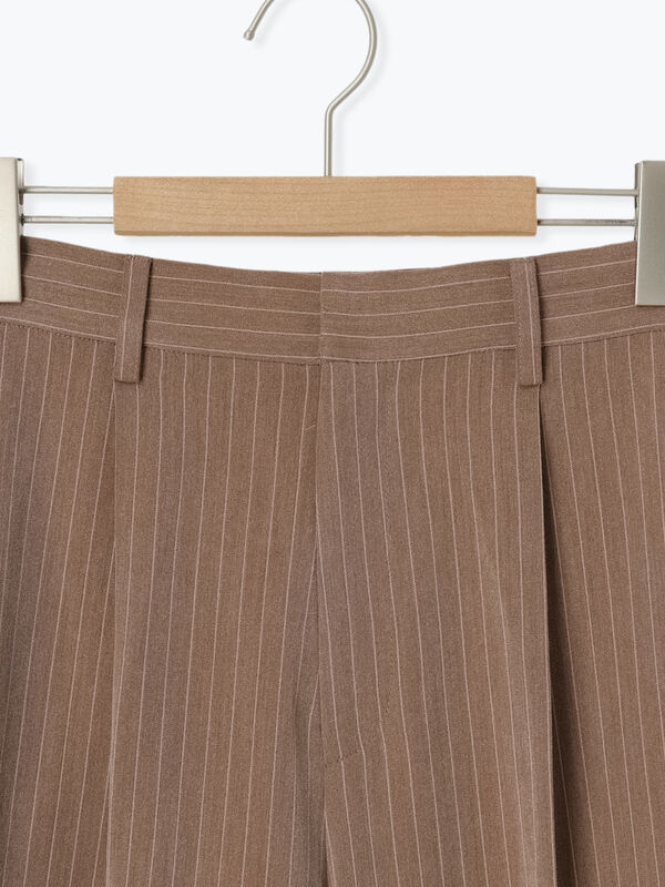 セール】 ピンストライプパンツ（グレー/ベージュ/ボトムス/パンツ
