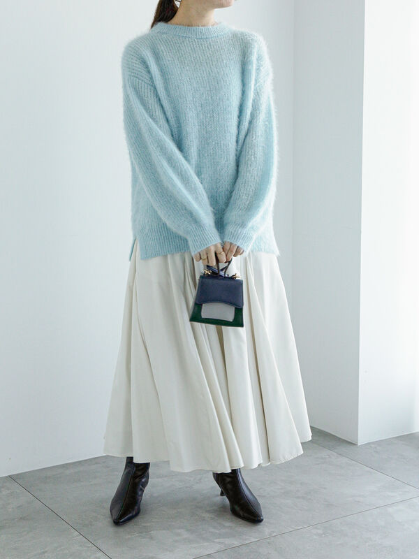 エアリーシャギー畦ニットプルオーバー（トップス/ニット・セーター