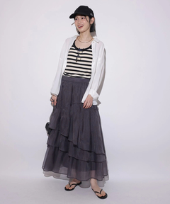 シアーランダムティアードスカート | スカート | Mystrada（マイ