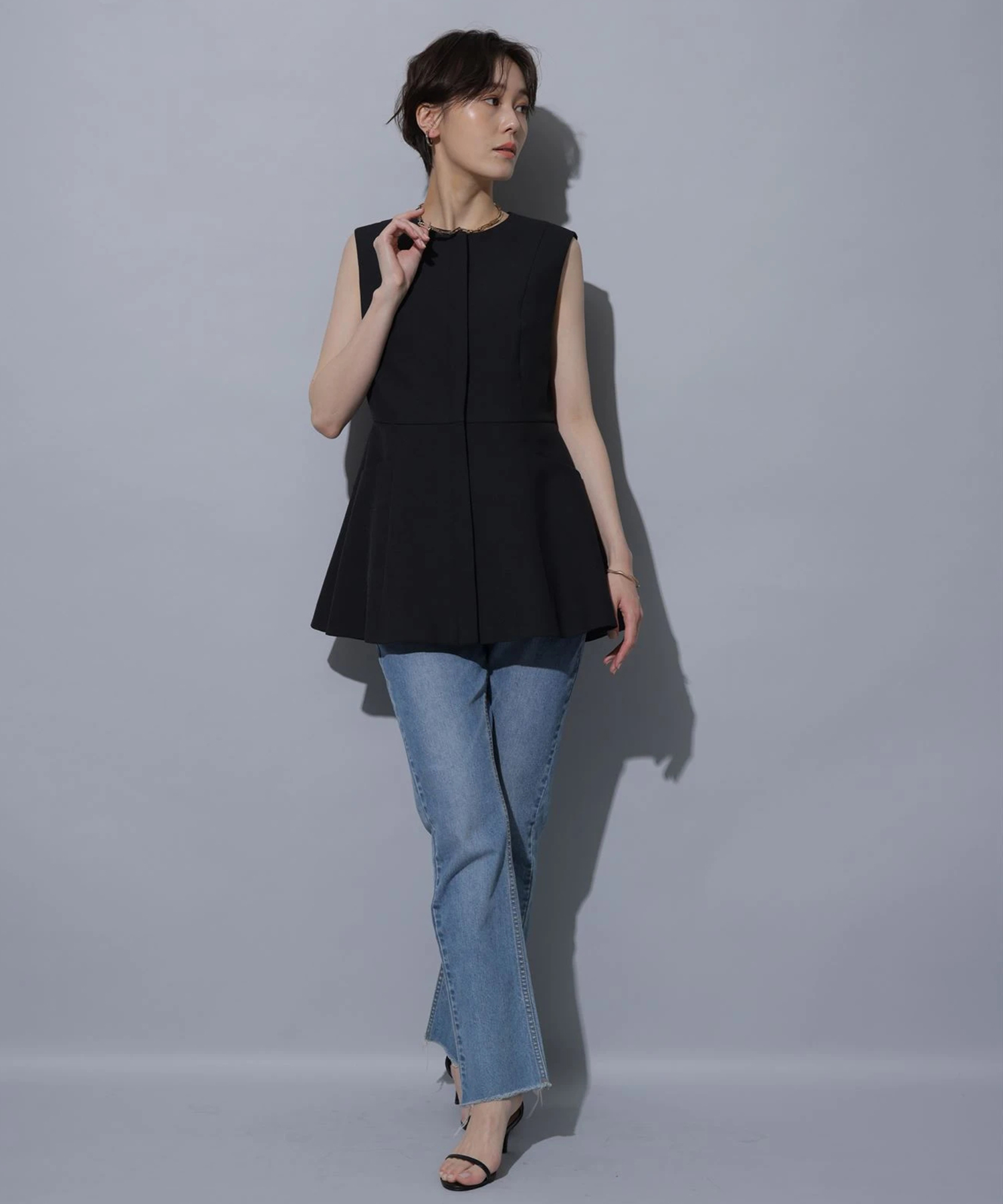 セミフレアデニムパンツ | デニム | Arpege story（アルページュ