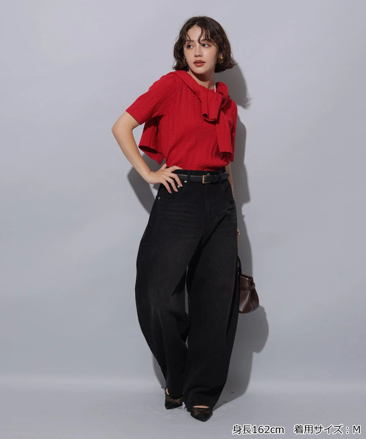 カーブデニムパンツ | デニム | Arpege story（アルページュストーリー