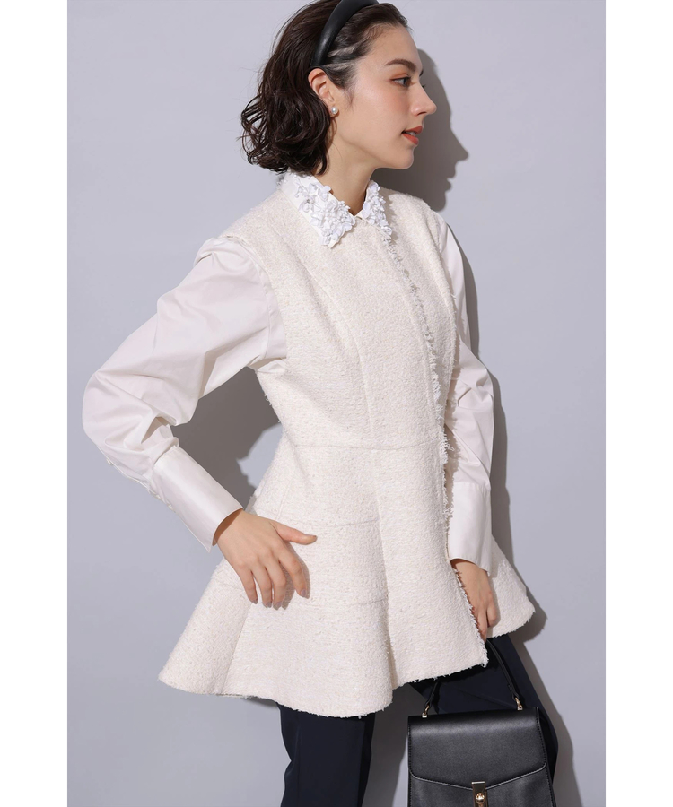 ツイードフレアジレ | ジャケット | Arpege story（アルページュ