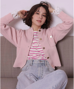 シャツドッキングケーブルニット | ニット | Arpege story