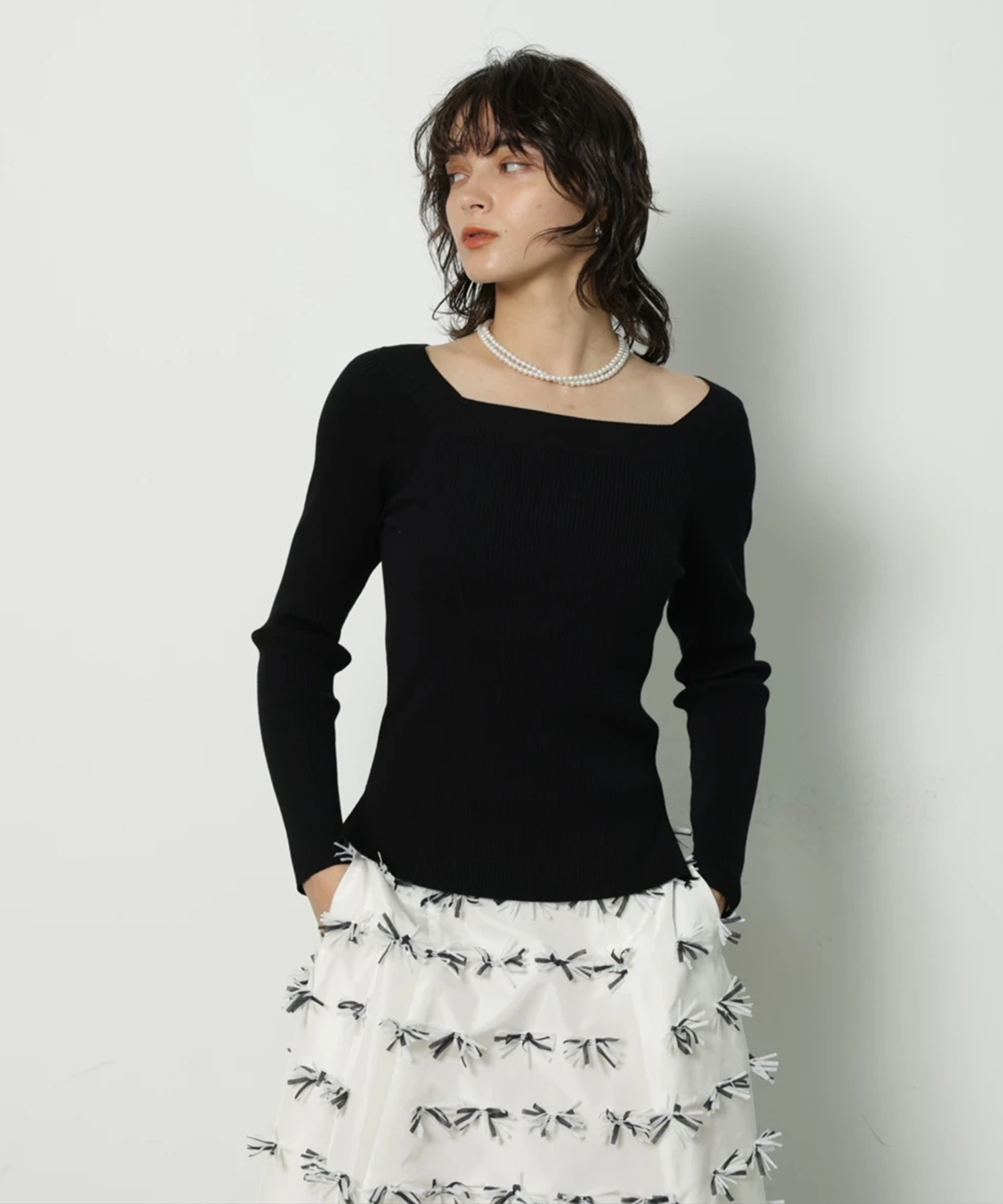 デコルテニット | ニット | CADUNE（カデュネ） │【公式通販】Arpege