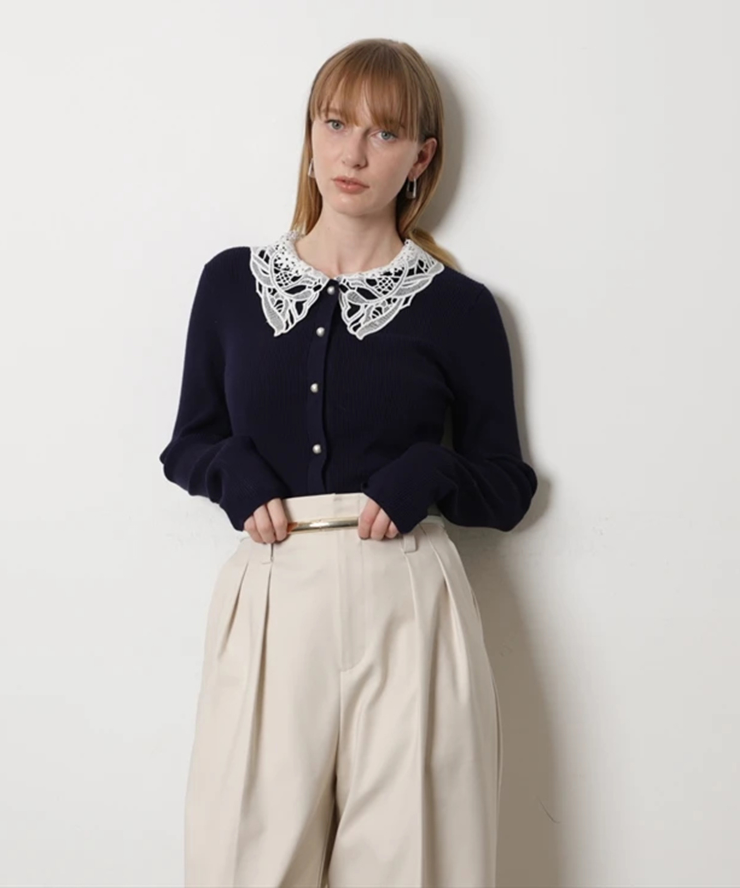 レース衿カーデ | カーデ | CADUNE（カデュネ） │【公式通販】Arpege