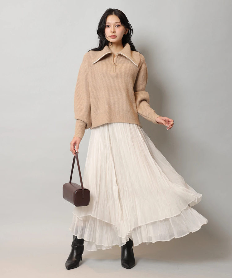 ワッシャープリーツレイヤードスカート | スカート | Apuweiser-riche