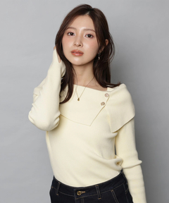 裾ひらりんリブニット | ニット | Apuweiser-riche（アプワイザー