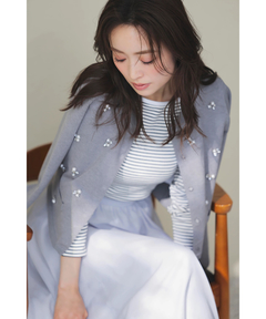 WEB LIMITED]オフショルリボンドッキングニット | ニット | Rirandture