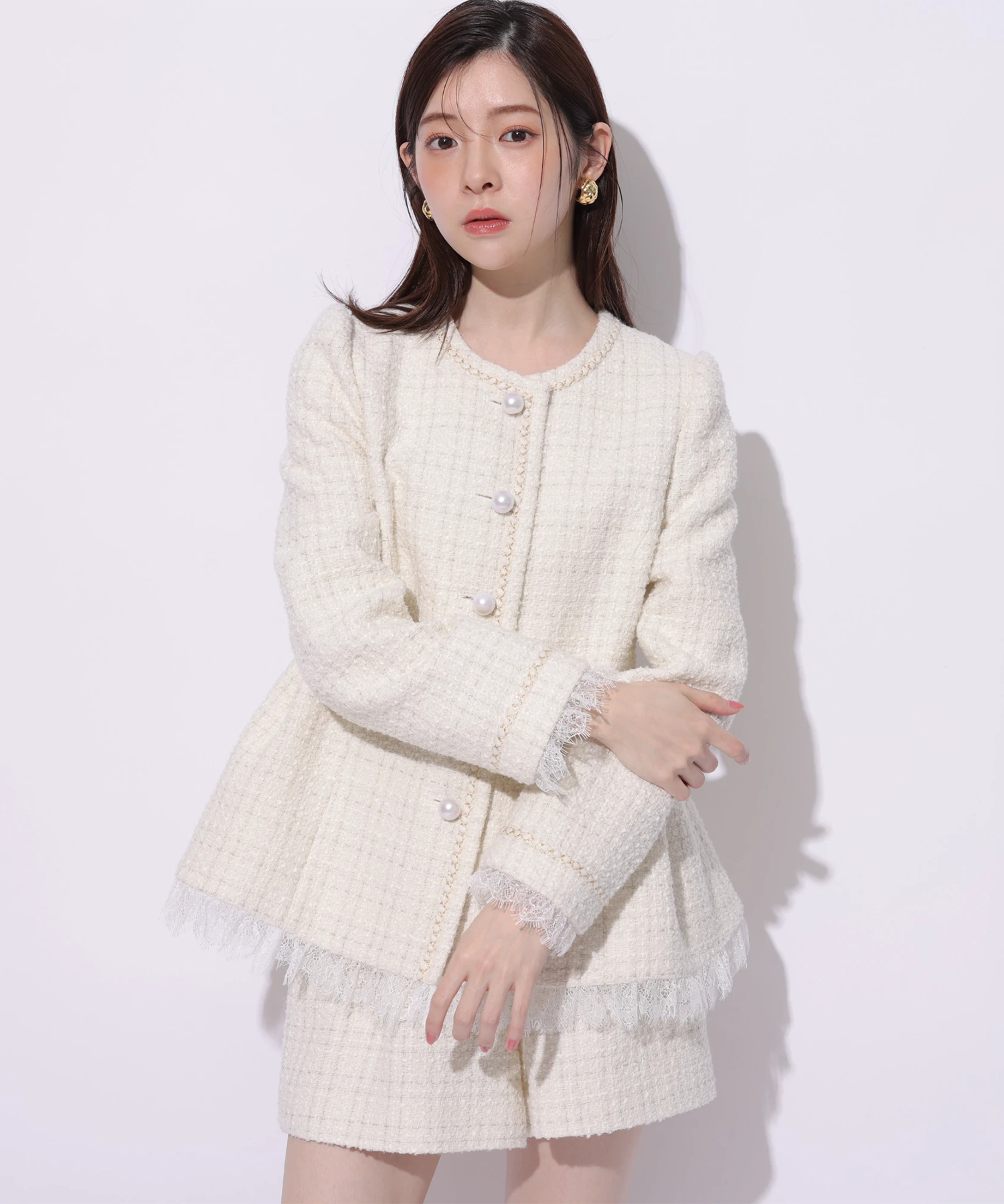 ツィードハイウエストショートパンツ | パンツ | Rirandture（リランド