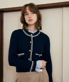 MARIEBELLEコラボ〉Ribbon Knit Jacket | カーデ | Rirandture（リ