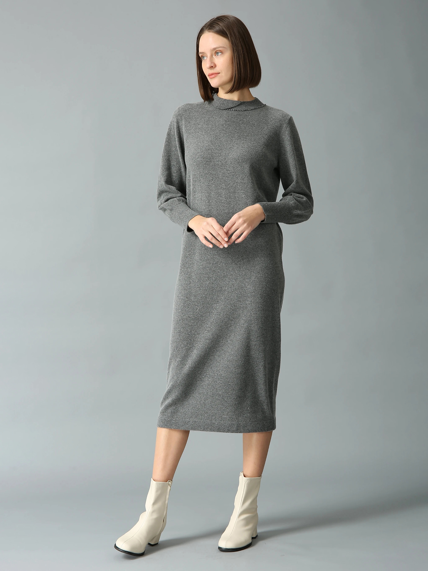 ウールカシミヤ ニット ワンピース ｜ MORABITO SPELL（モラビトスペル