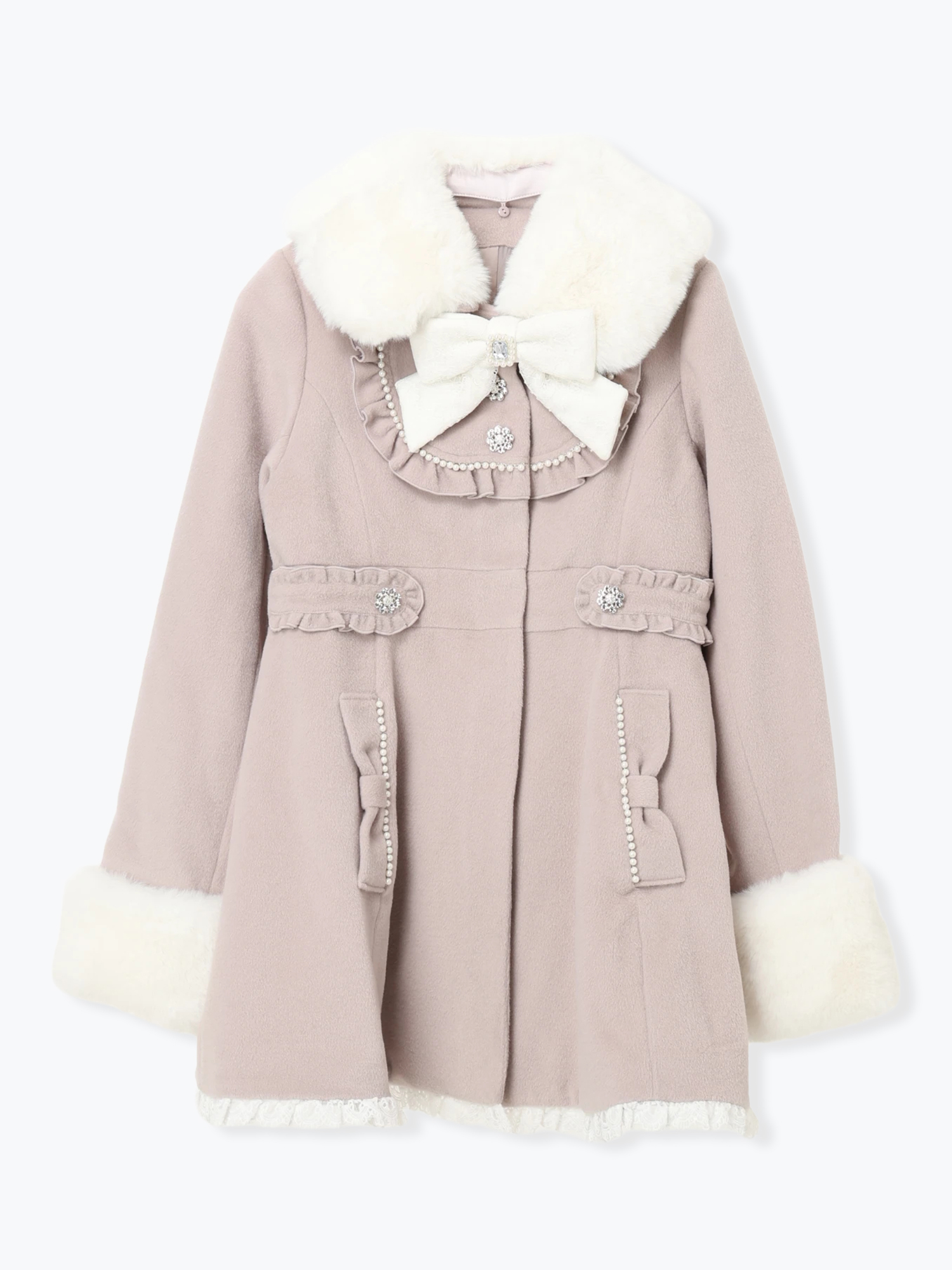 ヨークフリルドレッシープリンセスコート（コート｜オフホワイト