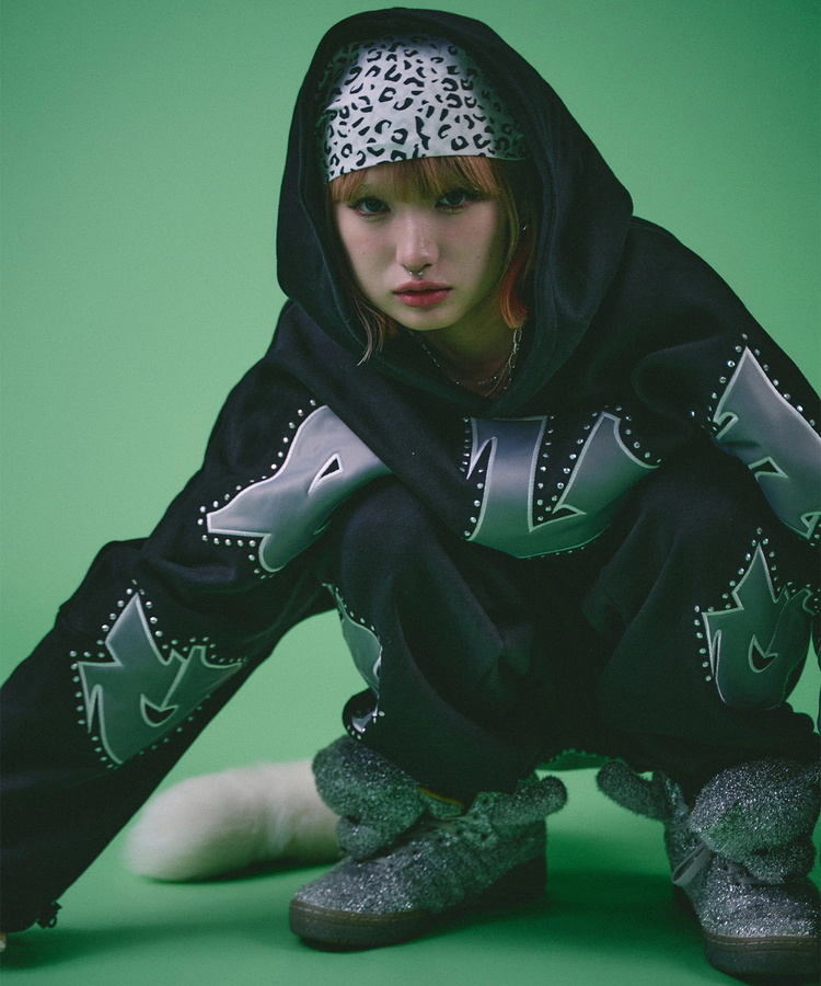 GALFY/ガルフィー ギャル男BIGロゴダブダブパーカー *セットアップ対応