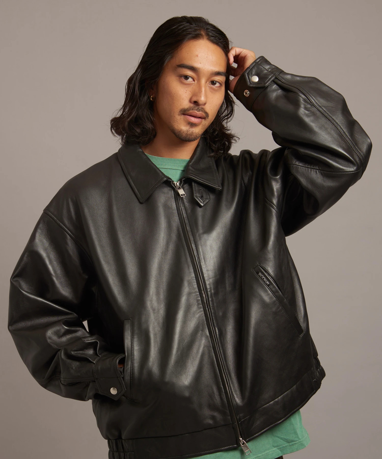 SKOOKUM×JACKROSE】 LAMB LEATHER ZIP JACKET 2025(MENS