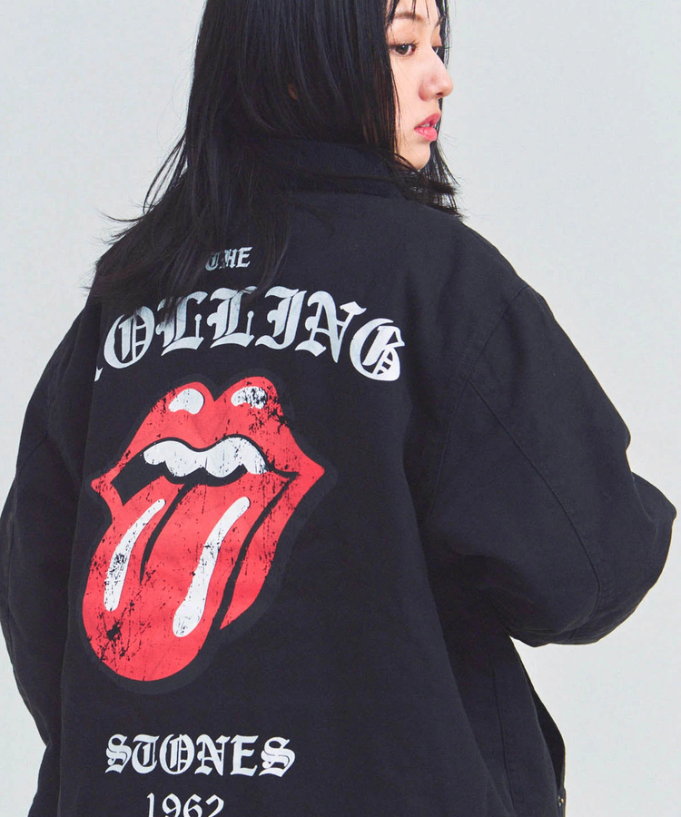 The Rolling Stones×JACKROSE】 Lips&Tongue デトロイト型 ジャケット