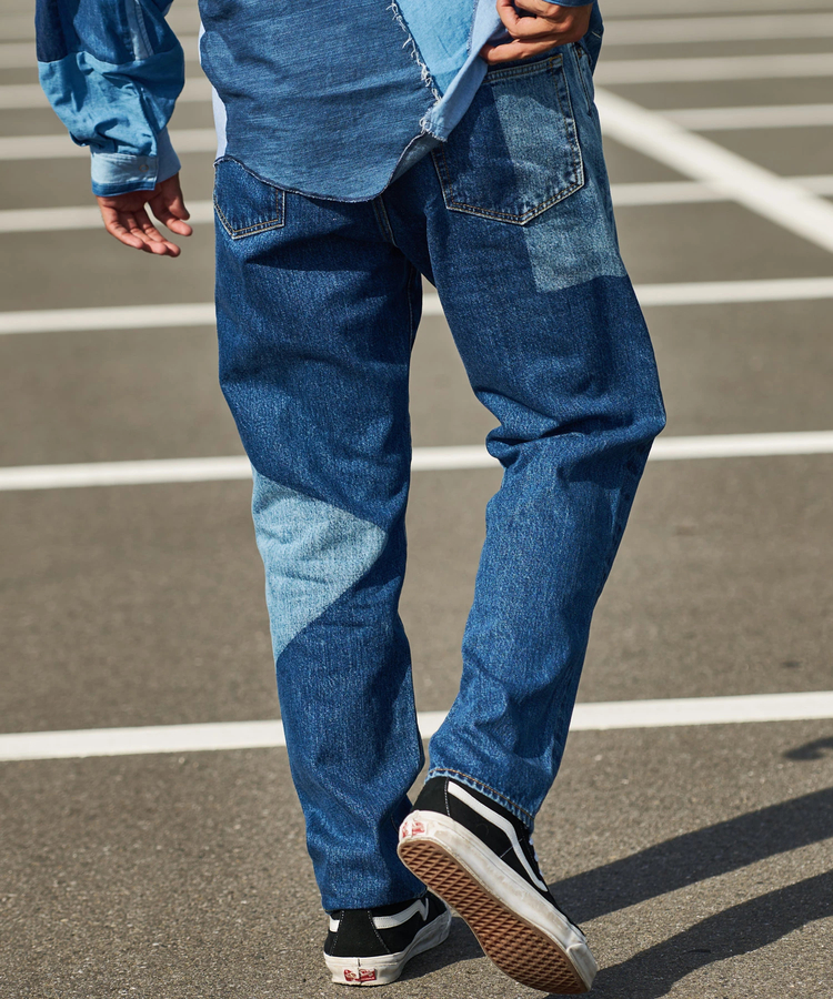 AOZORA デニム5Pパンツ-抜染- (MENS)｜ファッション通販 SANKO BAZAAR