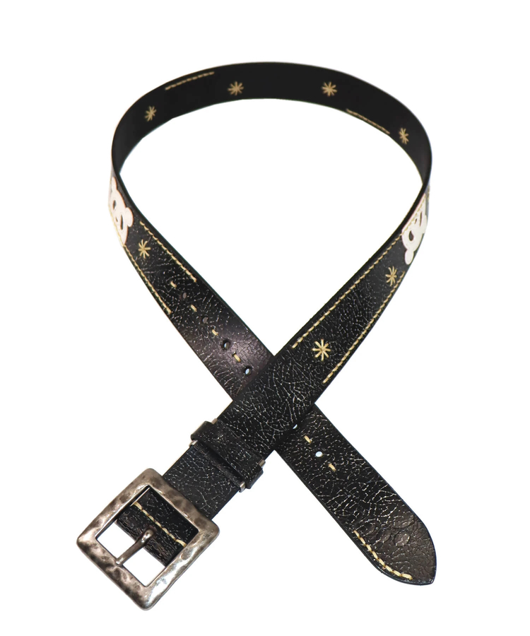 SB 熊猫謹製 クラック加工 レザー ベルト(533452)｜ファッション通販