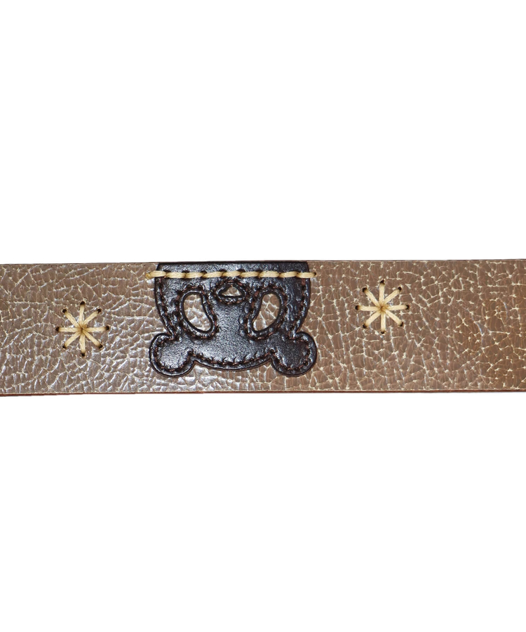 SB 熊猫謹製 クラック加工 レザー ベルト(533452)｜ファッション通販