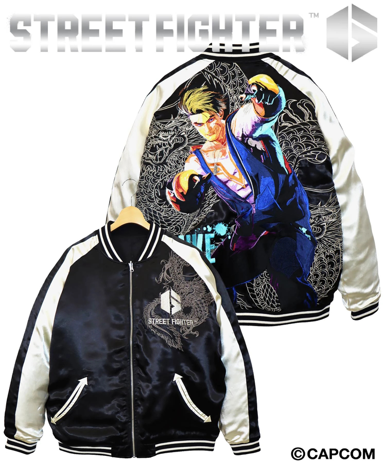 SB STREET FIGHTER6 錦nishiki LUKE リバーシブル スカジャン(575350