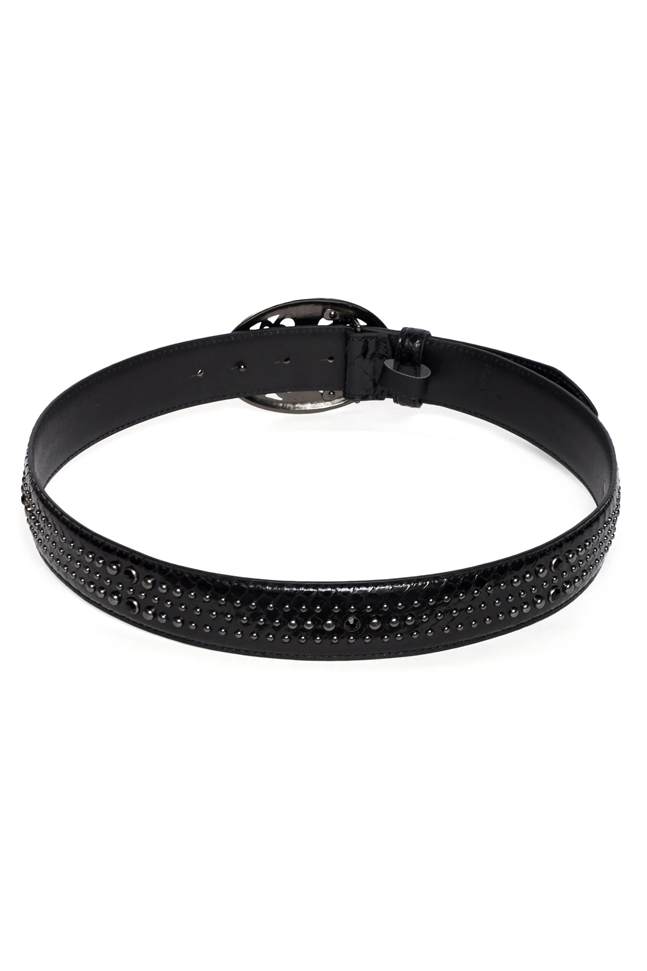 TORNADO MART∴オーバルTOPスタッズスネークベルト / TORNADO MART