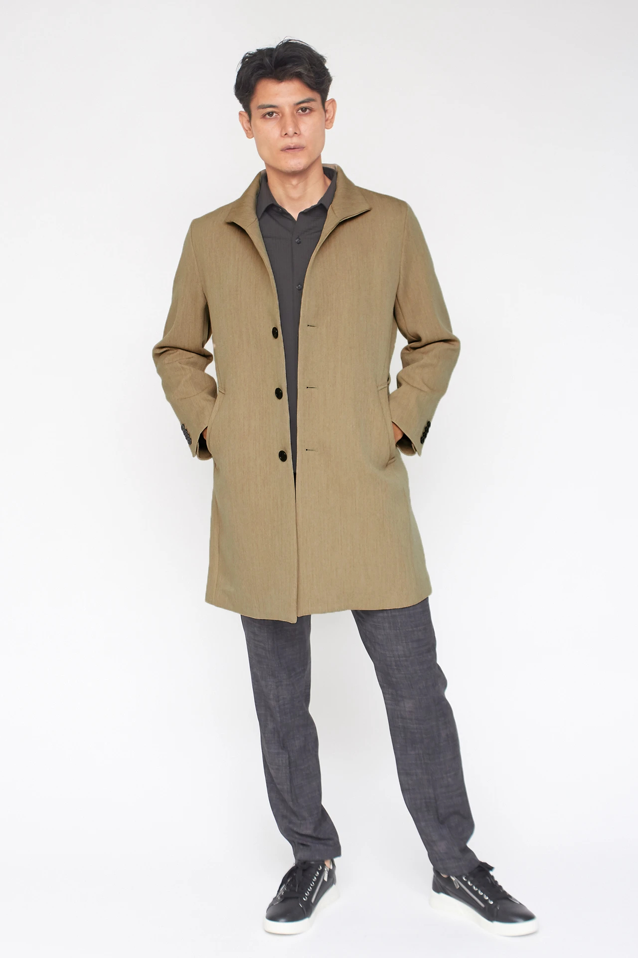 ZERO by TORNADO MART∴ライナー付きイタリアンカラーコート / TORNADO